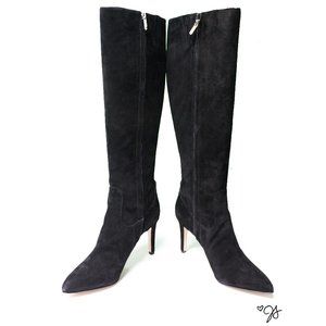 NWOT Sam Edelman Olencia Black Suede Boots | 8.5